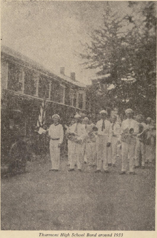 Thurmont High School Band around 1933